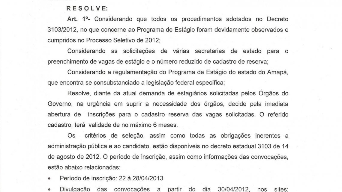 Processo Seletivo Público nº 002/2015