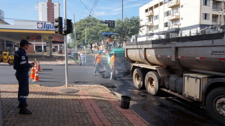 Alterações no trânsito de Chapecó em função das obras do recapeamento