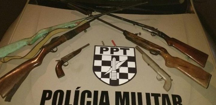 Idoso de 74 anos é preso em flagrante com seis armas de fogo em Xanxerê