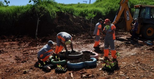 Prefeitura de Chapecó recupera área degradada