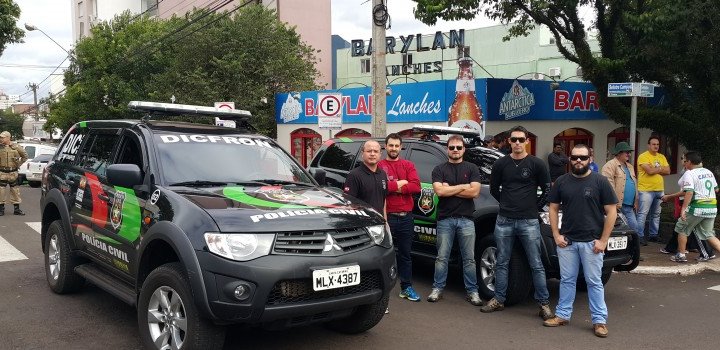 Polícia Civil integra equipe da segurança pública durante os movimentos sociais deste domingo