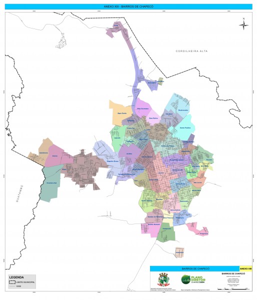 Decreto delimita novos bairros de Chapecó