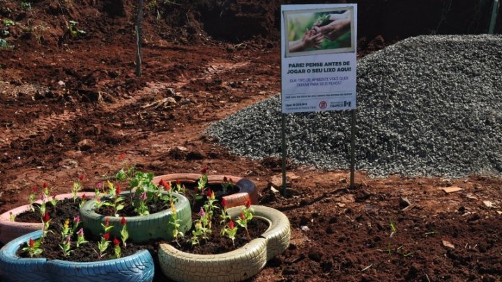 Prefeitura de Chapecó recupera área degradada