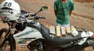 ROCAM prende homem com mais de 2 kg de maconha