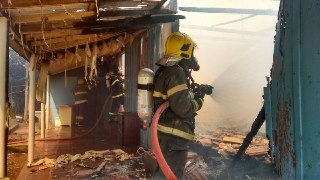 Incêndio destrói casa no interior de Seara