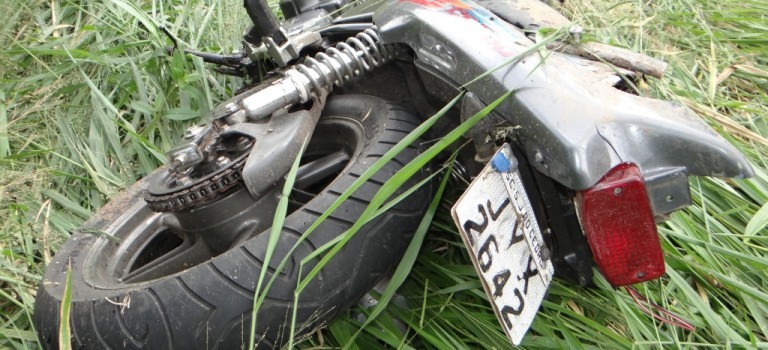 Motociclista morre em saída de pista na BR-163 na linha Guataparema