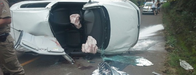 Mulher morre em acidente na SCT 155 entre Xanxerê e Xavantina