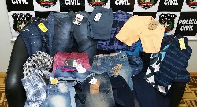 Roupas furtadas em São Miguel do Oeste são recuperadas em Chapecó