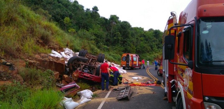 Jovem morre em acidente entre Sede Trentin e Paial