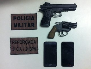 Após assalto, Polícia apreende em flagrante dois adolescentes