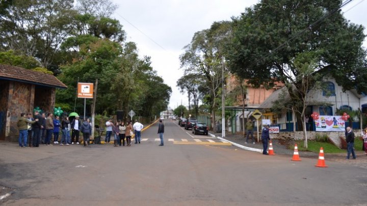 Prefeitura de Chapecó entrega pavimentação das vias de acesso ao Parque Palmital