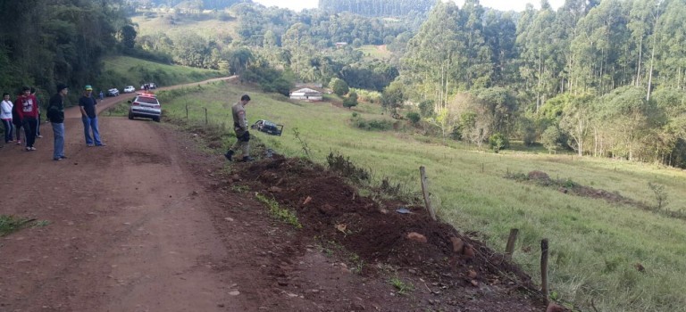 Acidente faz vítima fatal no interior de Quilombo  