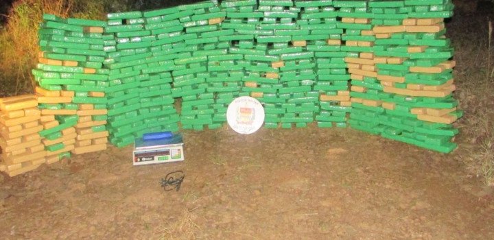 Polícia apreende quase 500 quilos de maconha