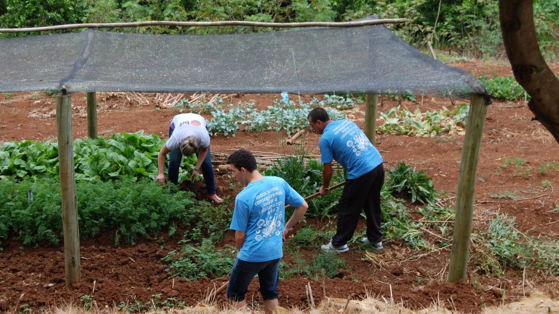 INSTITUTO BRF CONSTRÓI HORTA EM ESCOLA DE CHAPECÓ