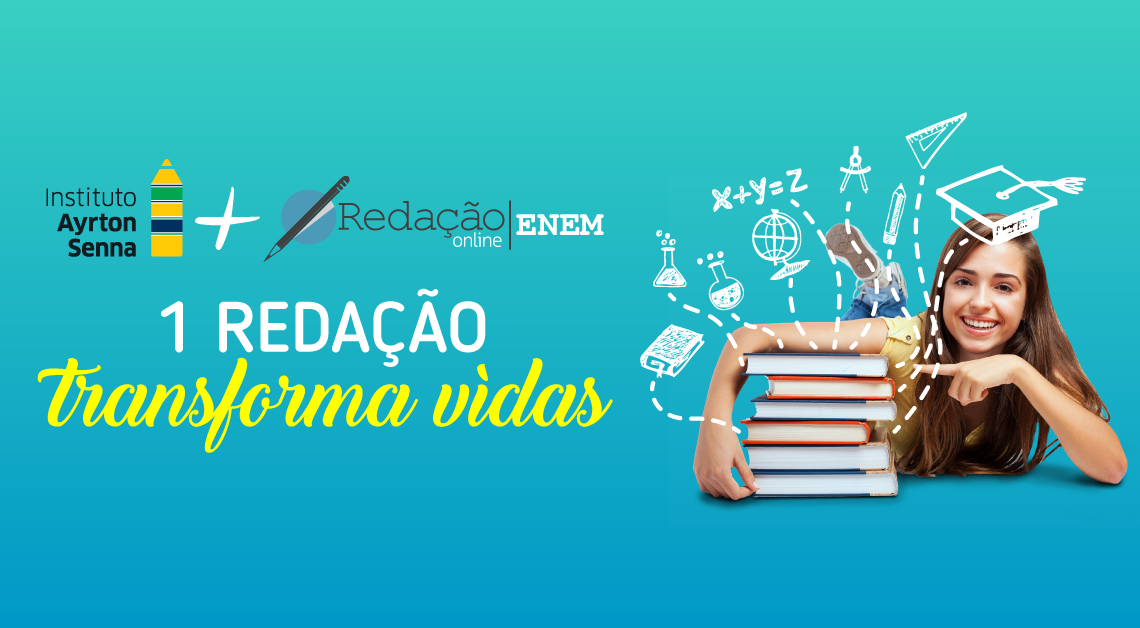 Às vésperas do ENEM, Instituto Ayrton Senna e plataforma educacional Redação Online anunciam parceria