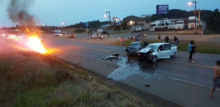 Jovem morre em acidente na BR 282 em Cordilheira Alta