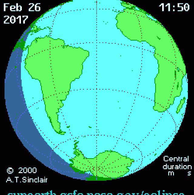 Eclipse solar poderá ser visto de Santa Catarina