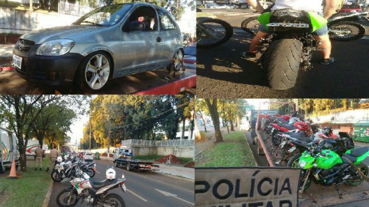 Polícia militar faz ações preventivas em Chapecó