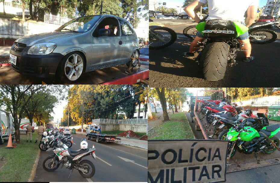 Polícia militar faz ações preventivas em Chapecó