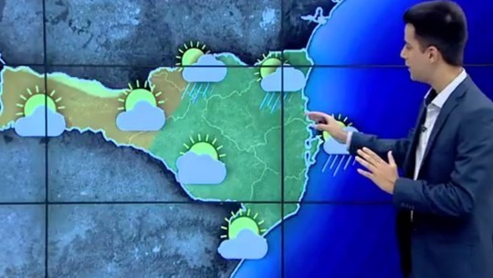 Quarta deve ser de máxima de 32ºC no Oeste e 26ºC no Litoral