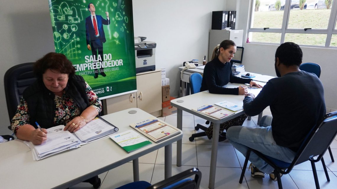 A Sala do Empreendedor mudou para o Centro de Eventos