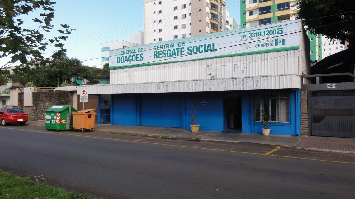 Resgate Social e Central de Doações em novo endereço