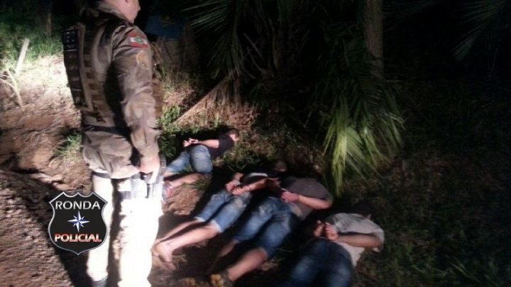 Tático prende quadrilha e evita assalto em propriedade rural na cidade Entre Rios