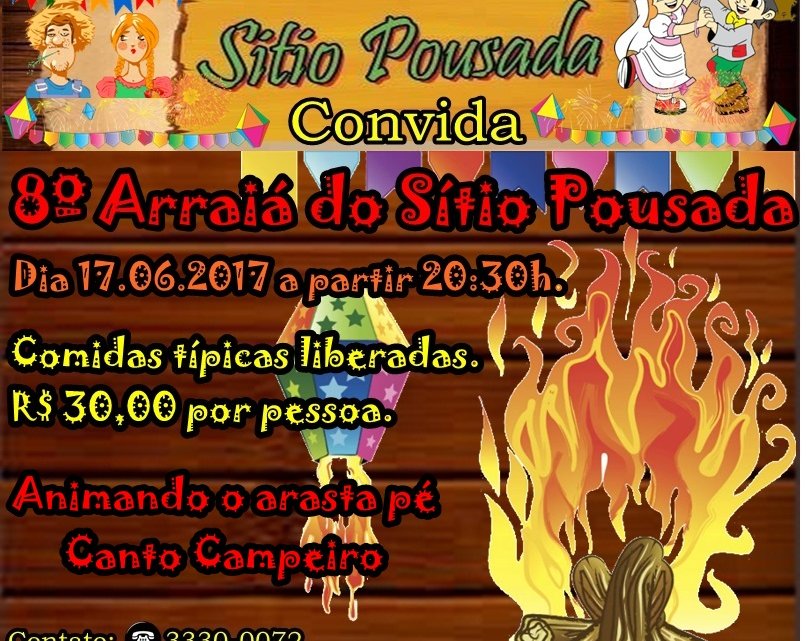 8º Arraiá do Camping Sítio Pousada