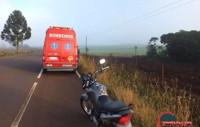 Motociclista é atropelado por caminhão na SC 305