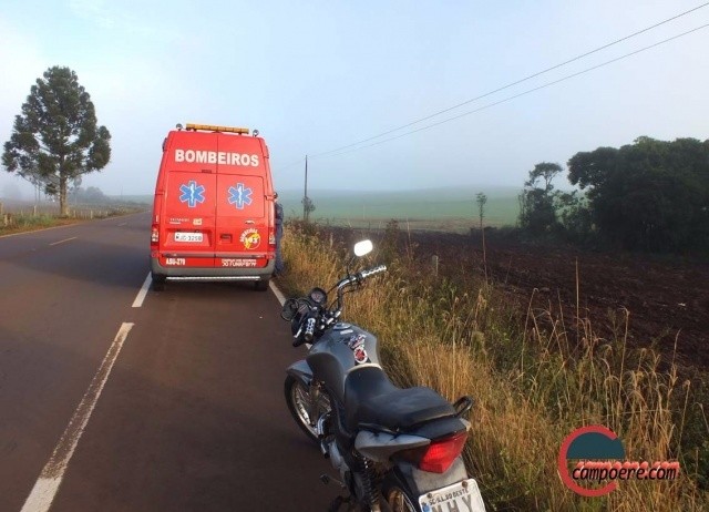 Motociclista é atropelado por caminhão na SC 305