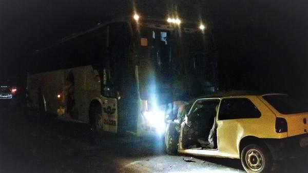 Homem morre em acidente entre carro e ônibus na rodovia SC-283, em Chapecó