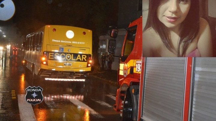 Jovem atropelada por ônibus no centro de Xanxerê morre no hospital