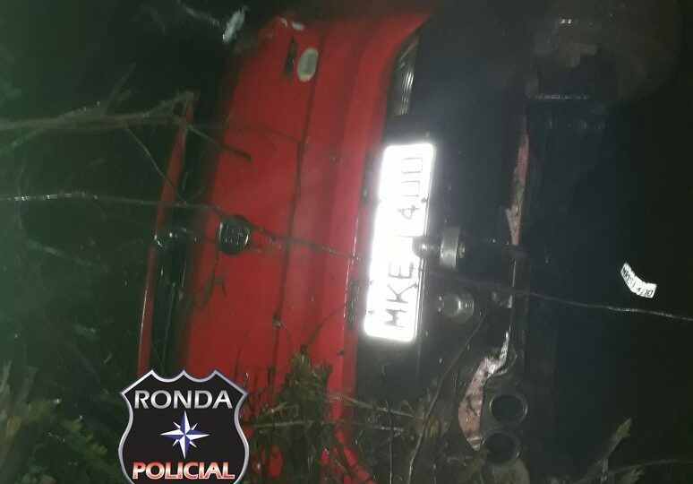 Grave acidente envolvendo carro de Xanxerê é registrado na BR-282 em Xaxim