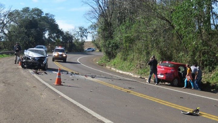 Acidente com óbito e feridos na BR 386, em Sarandi