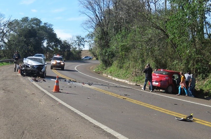 Acidente com óbito e feridos na BR 386, em Sarandi