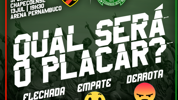 Chapecoense encara o Sport com tabu diante do rival no Nordeste