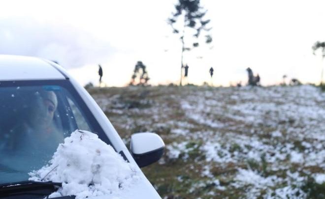 Polícia rodoviária de SC emite alerta para chance de interdição nas estradas por causa de gelo ou neve