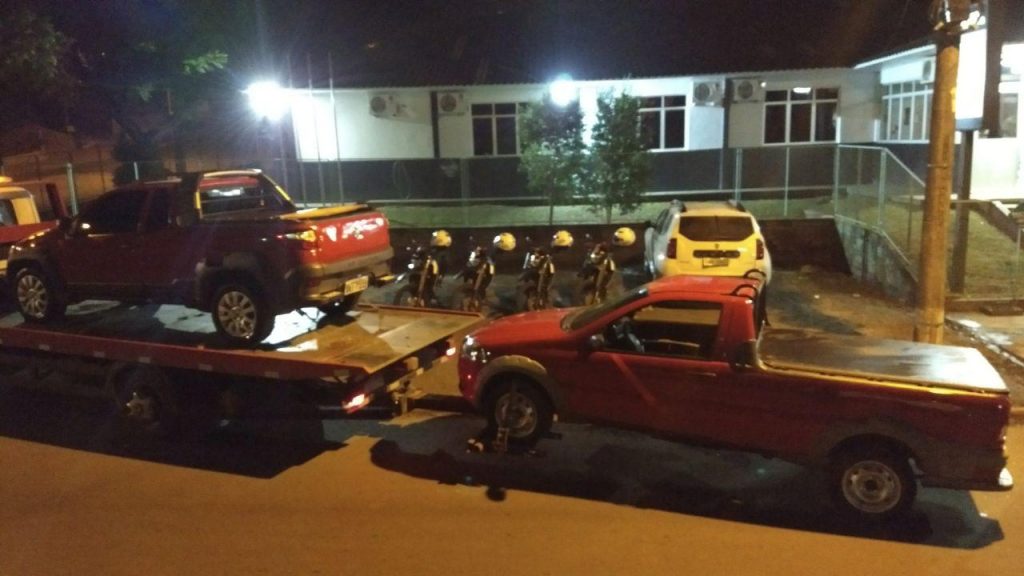 Chapecó – Policia militar recupera três veículos roubados no Paraná
