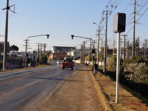 Nova lombada eletrônica na Leopoldo Sander