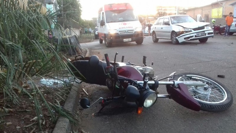 CHAPECÓ – Duas pessoas feridas em acidente