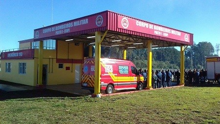 Chapecó – Reinaugurado o posto do Corpo de Bombeiros na Efapi