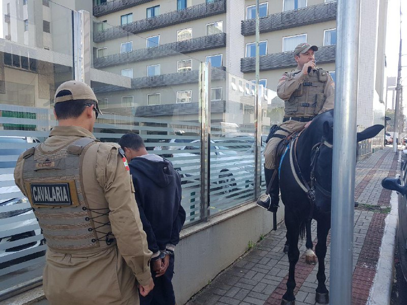 Cavalaria do 2º BPM/Fron captura foragido da penitenciária