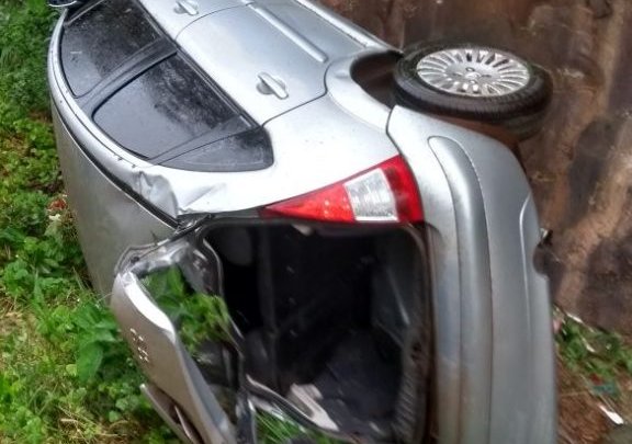 Acidente na SC 283 em Arvoredo