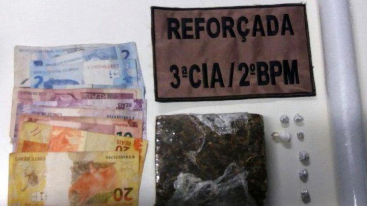 GUARNIÇÃO REFORÇADA PRENDE HOMEM POR SUSPEITA DE TRÁFICO NO SÃO PEDRO
