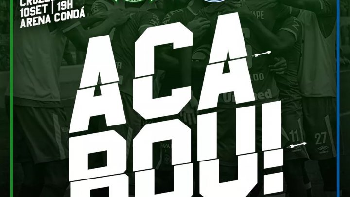 Chapecoense perde para o Cruzeiro, permanece no Z4 e cai na tabela