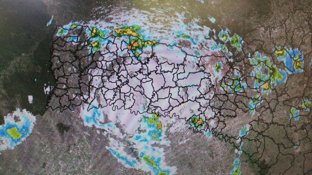 URGENTE! Risco de temporais (chuva rápida intensa – raios – rajadas de ventos e granizo isolado)