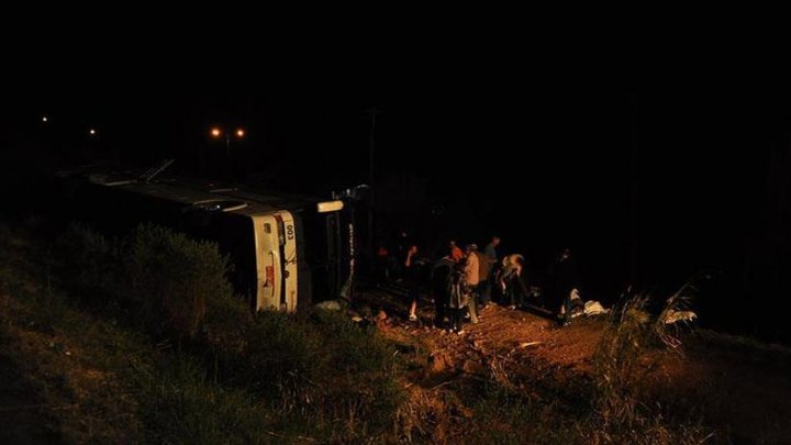 Vítima de acidente com ônibus é transferida para Chapecó