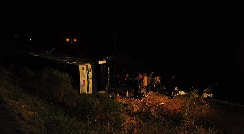 Vítima de acidente com ônibus é transferida para Chapecó
