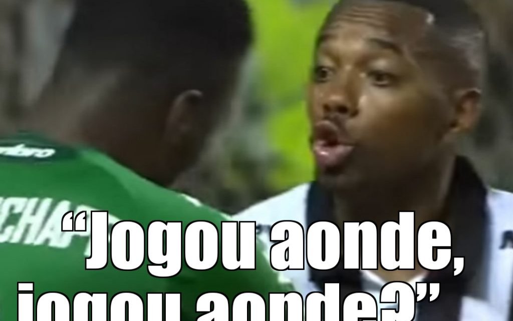 “Jogou aonde, jogou aonde?” Robinho disparou contra Moisés da Chape