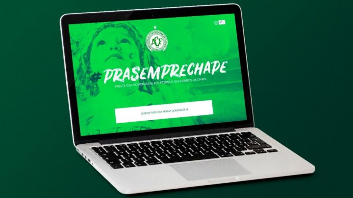 Chapecoense lança portal de homenagens “Pra Sempre Chape”
